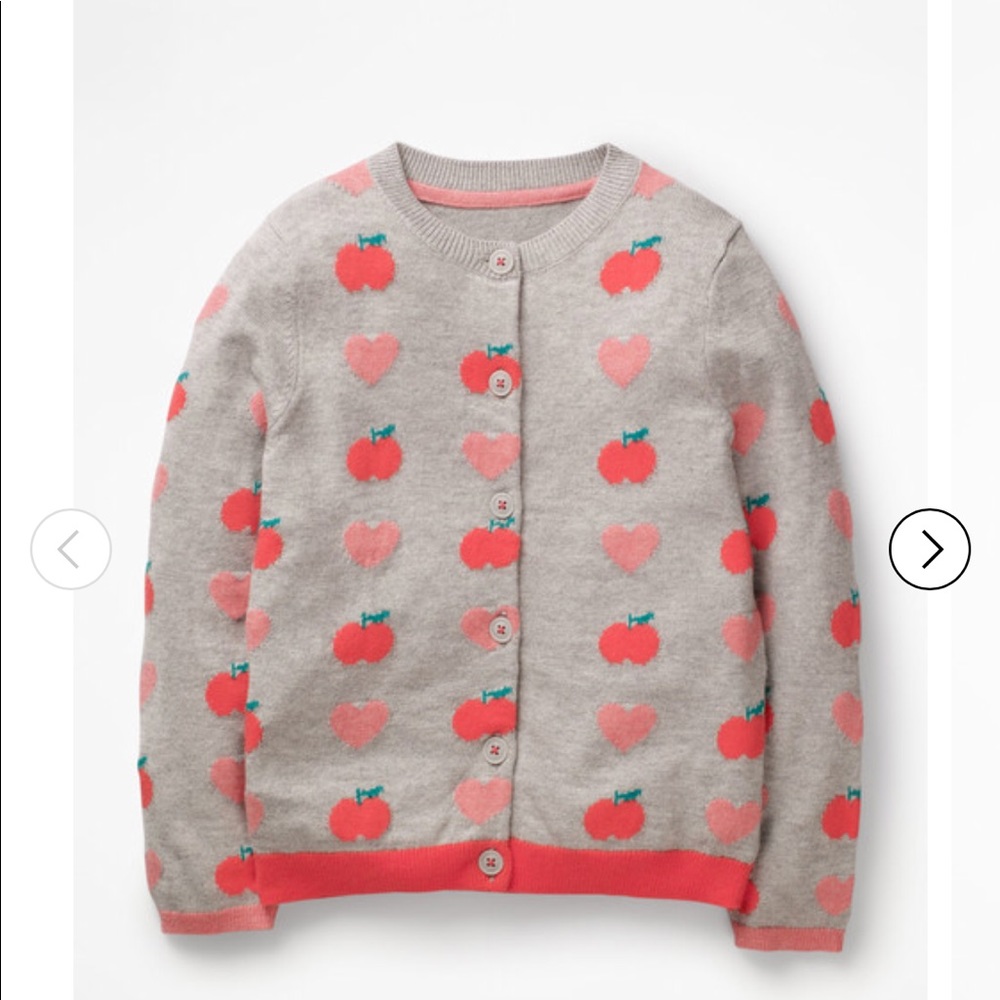 ISO Mini Boden Grey Apple cardigan